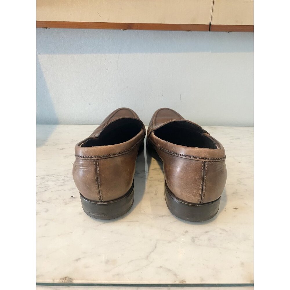 Tod's Shoes Mens Size 8.5 Leather Penny Loafers Made In Italy Dress Classic View 3